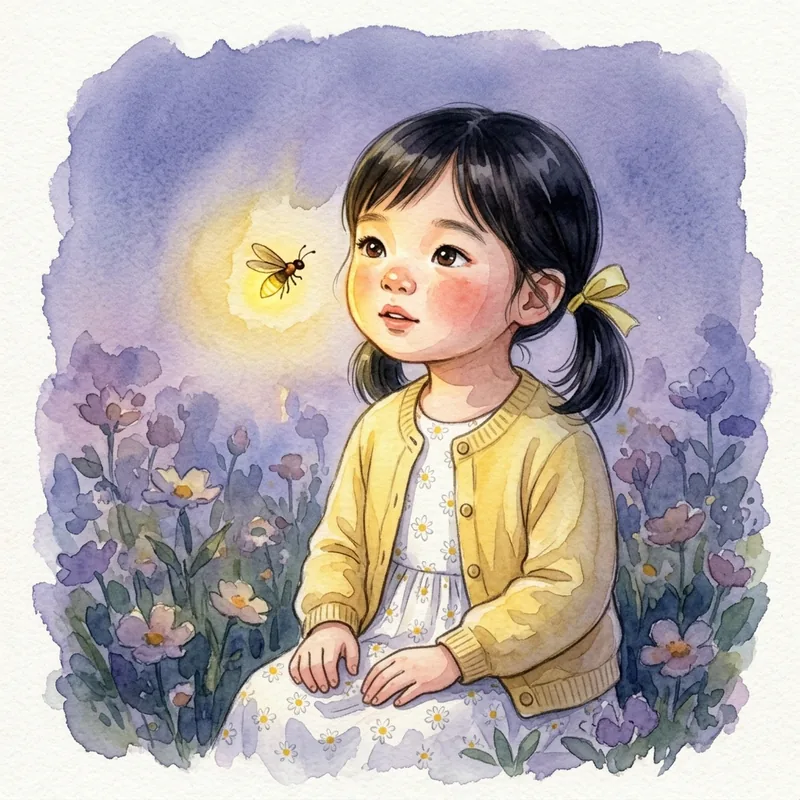 Interior page from Lily and the Starlight Garden